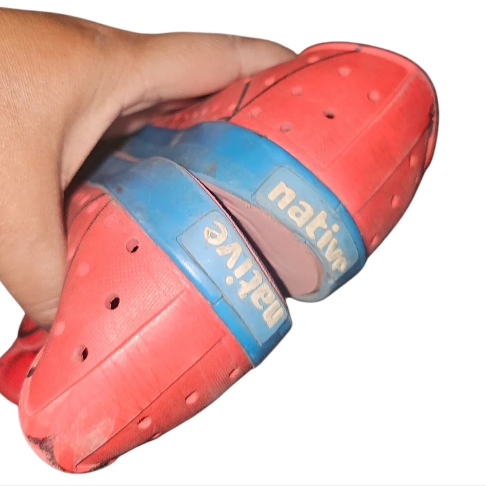 Native Shoes Kids' Spider-Man Red Slip-On Shoes